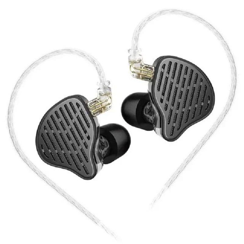 KZ - KZ RP2 Dynamic Bass Auriculares con cable sin micrófono-Negro