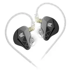 KZ - EDXS Dynamic Bass Auriculares con cable sin micrófono-Negro