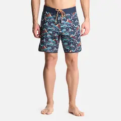 HAKA HONU - Traje de baño Hombre Sorfer Print Azul Noche
