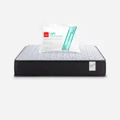 ROSEN - Colchón Wave 1,5 Plazas 105x190 cm + Almohada Fibra Light