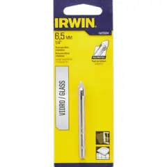 IRWIN - Broca para vidrio 6.5 x 65mm 1/4" IW5584