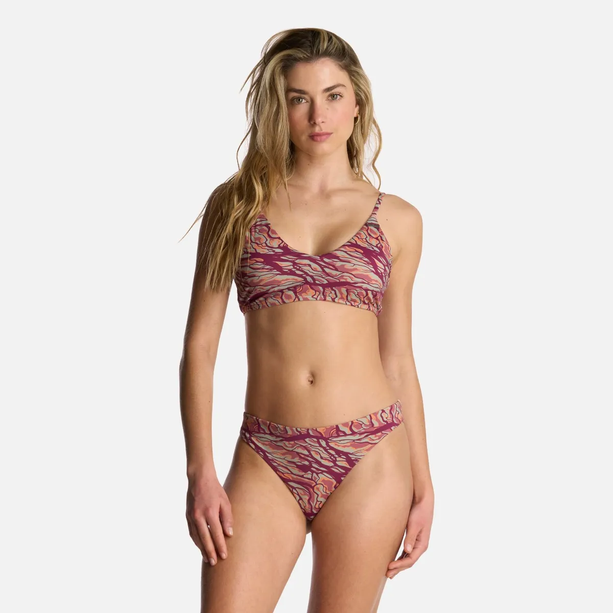 HAKA HONU - Traje de Baño Mujer Tuga Print Rosa Haka Honu