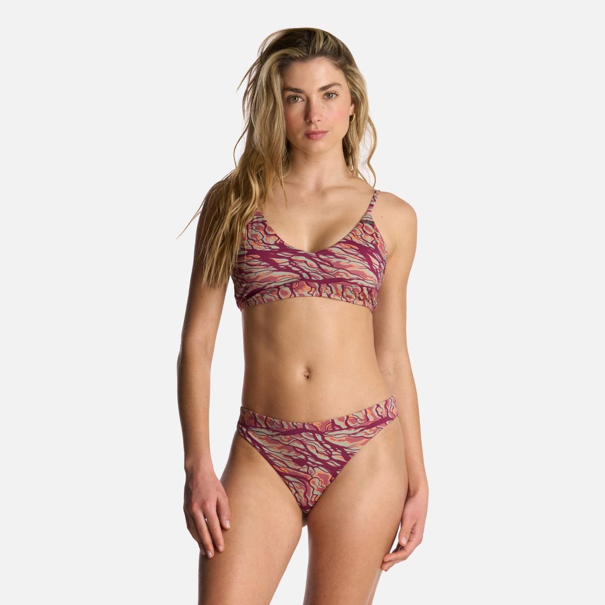 HAKA HONU - Traje de Baño Mujer Tuga Print Rosa Haka Honu