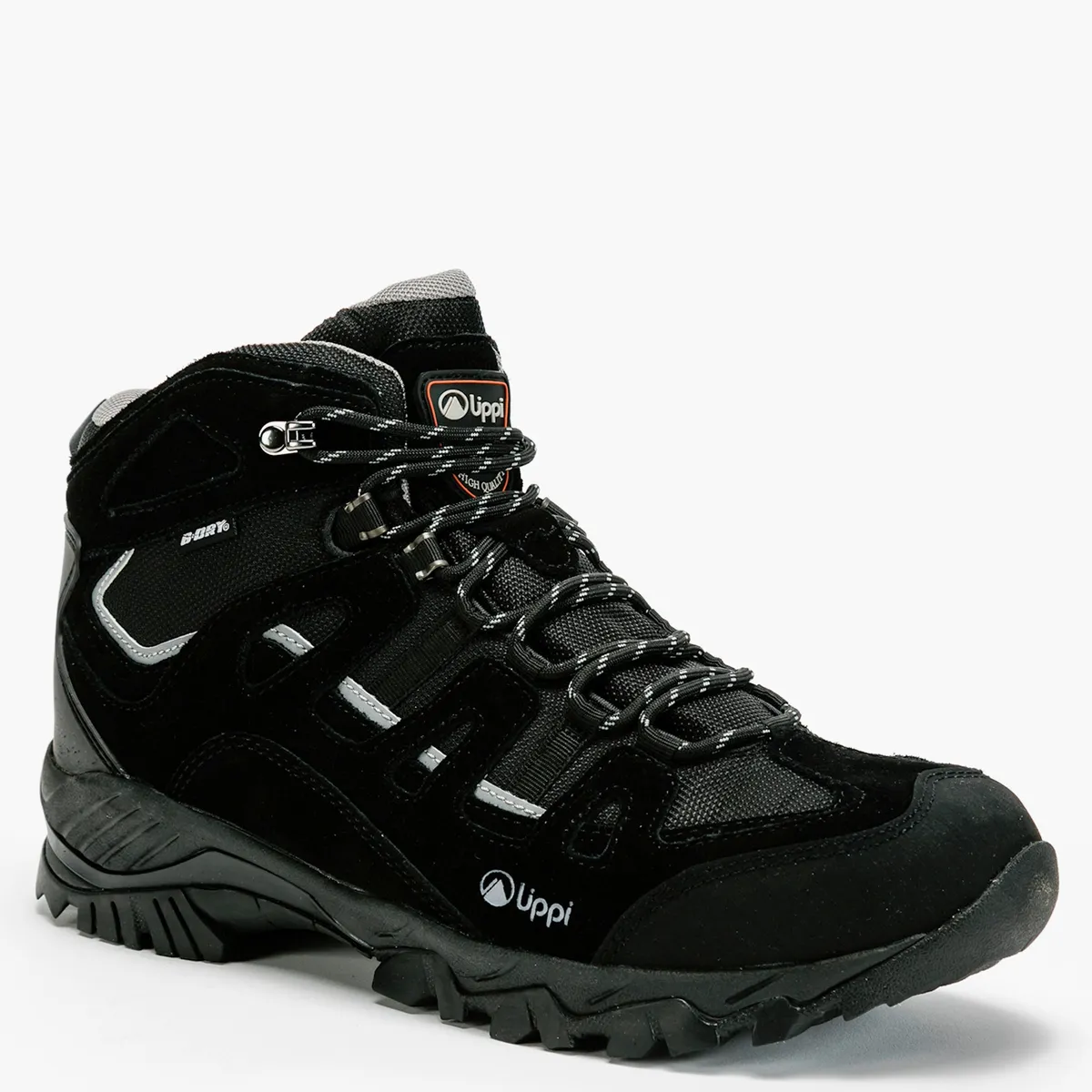 LIPPI - Zapatilla Outdoor Hombre Impermeable Negro Lippi