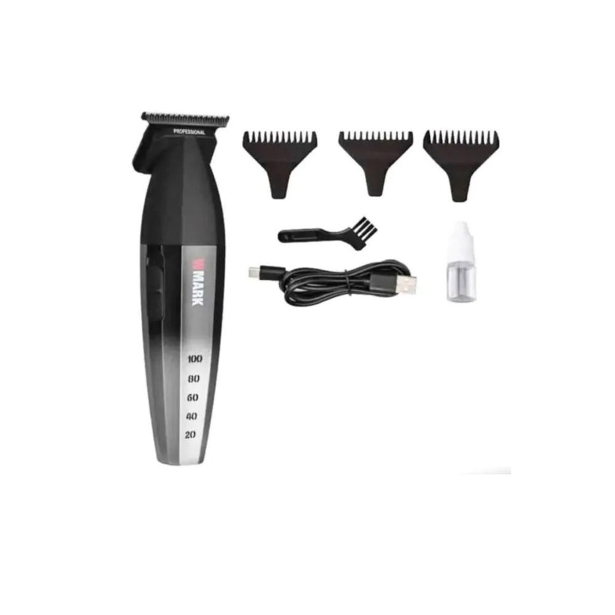 WMARK - Maquina Trimmer Patillera NG 325 Wmark 9000 RPM Plateado