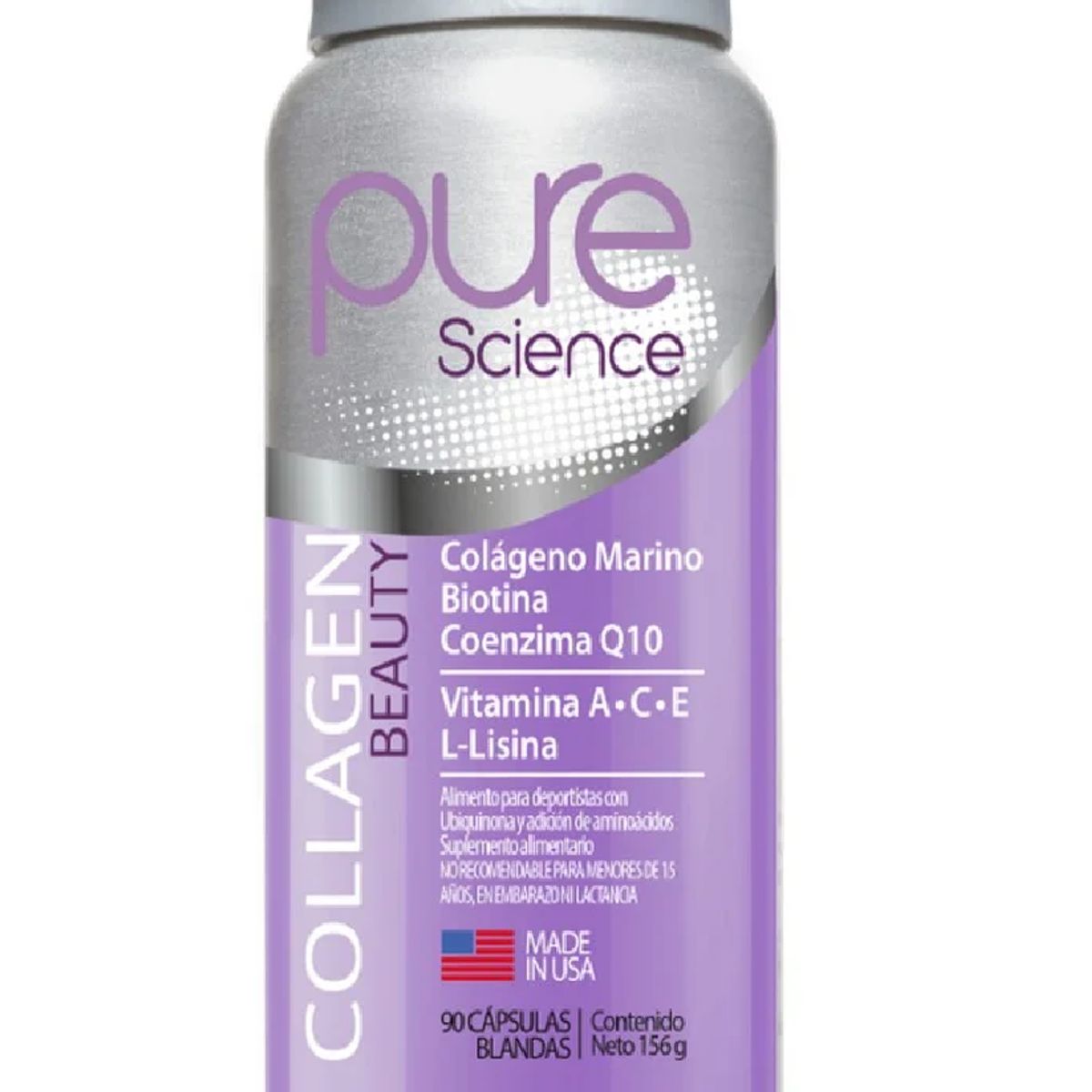 PURE - Pure Science Colageno Beauty 90 Cápsulas Blandas