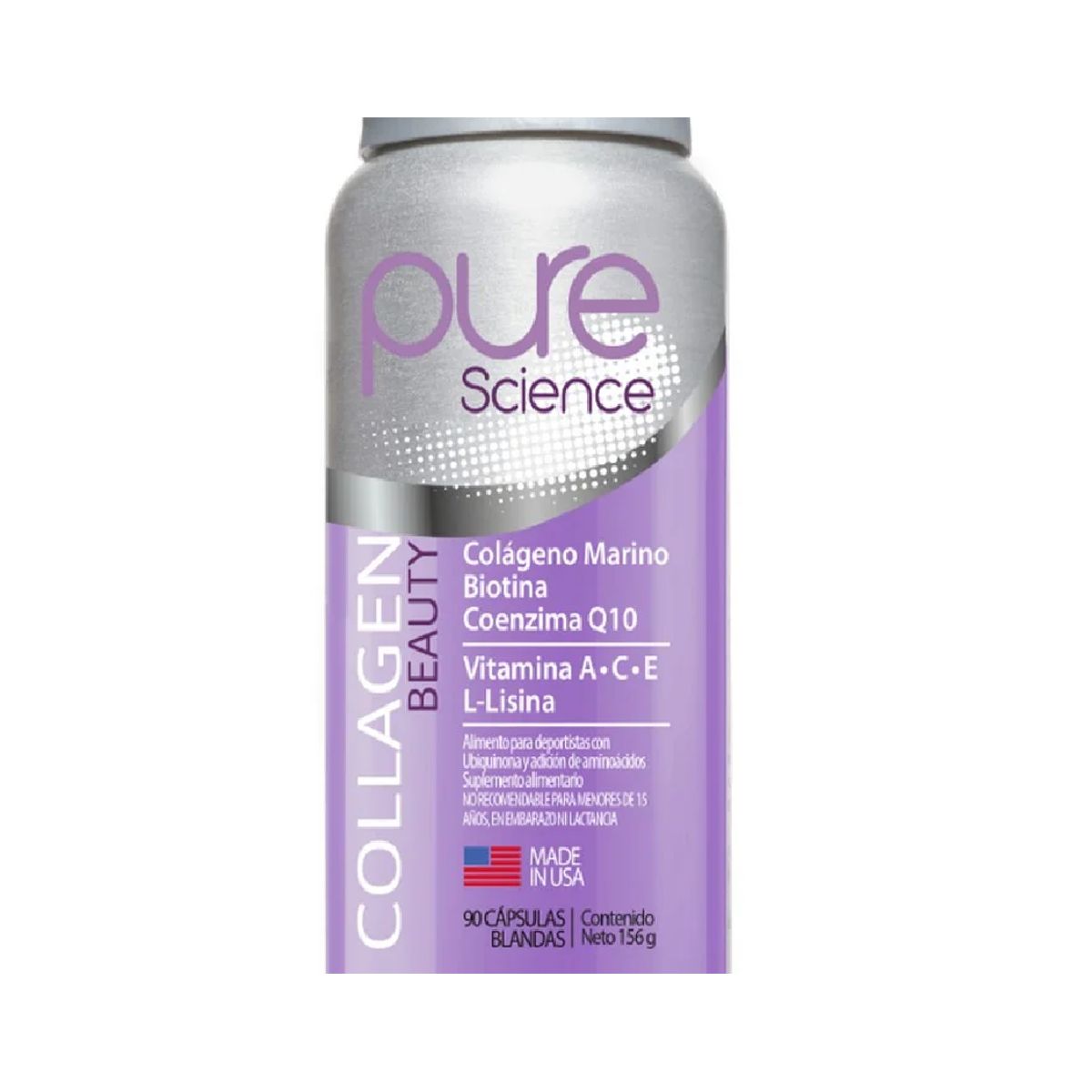 PURE - Pure Science Colageno Beauty 90 Cápsulas Blandas
