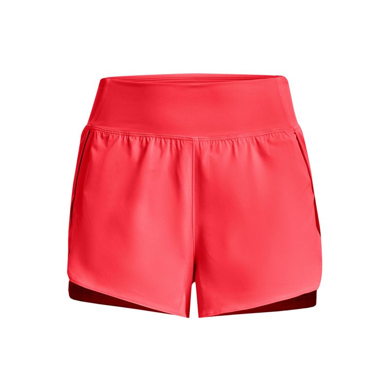 UNDER ARMOUR - Shorts UA Vanish 2 en 1 para mujer Rojo UNDER ARMOUR