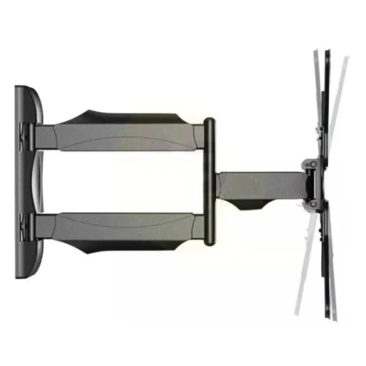 GENERICO - Soporte de Pared para Monitor y TV Brazo Giratorio 32-55 Color Negro