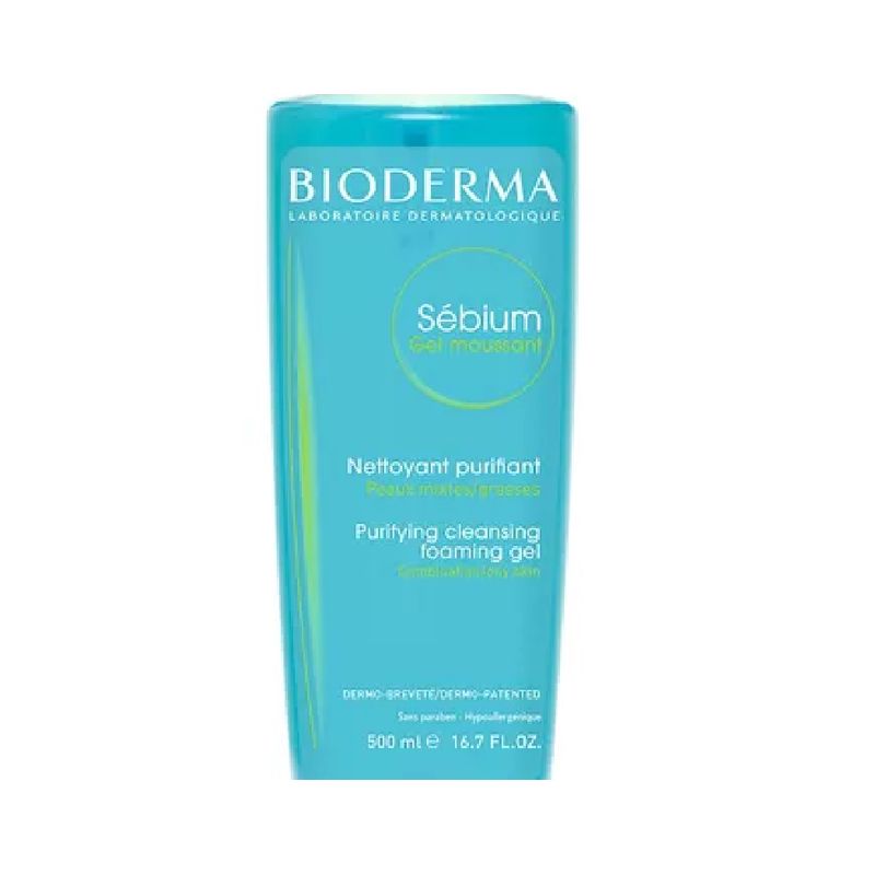 BIODERMA - Bioderma Gel Moussant  Sebium Pieles Grasas Acne 500 Ml
