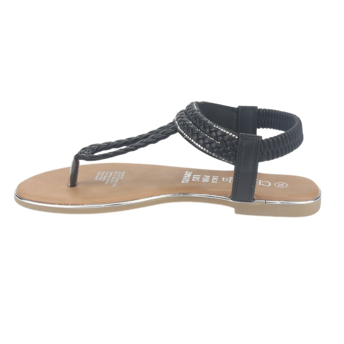 CHALADA - Sandalias Mujer Negro Casual Chalada Call-25