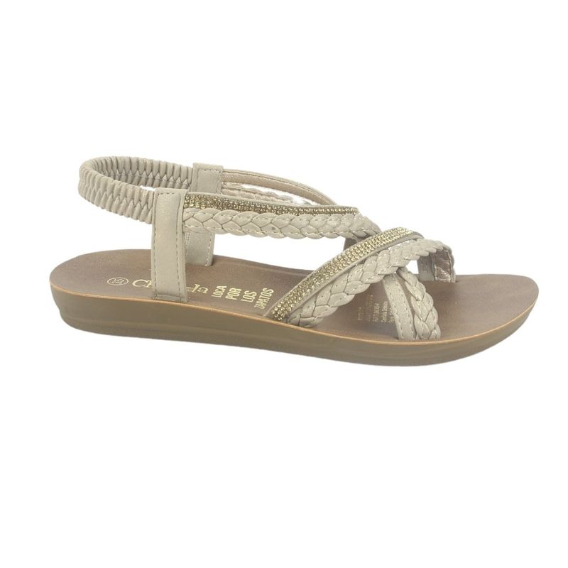 CHALADA - Sandalias Mujer Dorado Casual Chalada Quanta-15