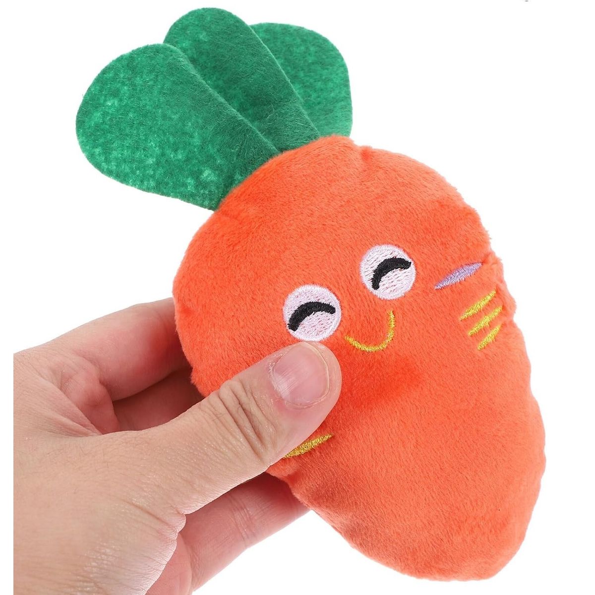GENERICO - Peluche Para Mascota Sonoro De Forma De Zanahoria