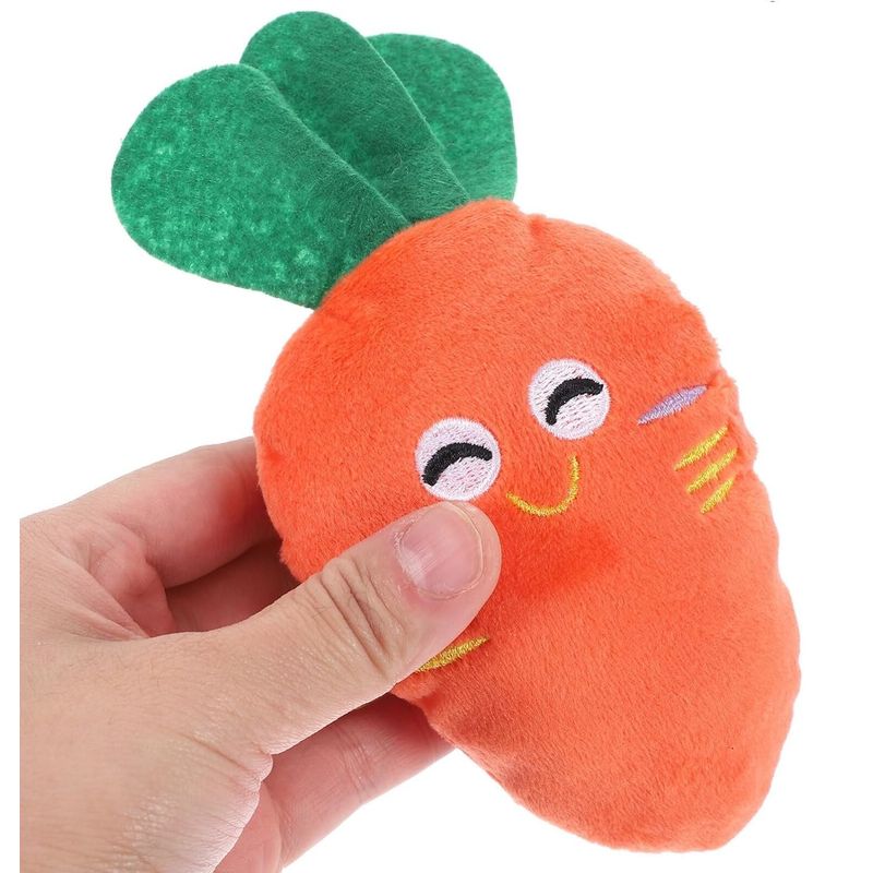 GENERICO - Peluche Para Mascota Sonoro De Forma De Zanahoria