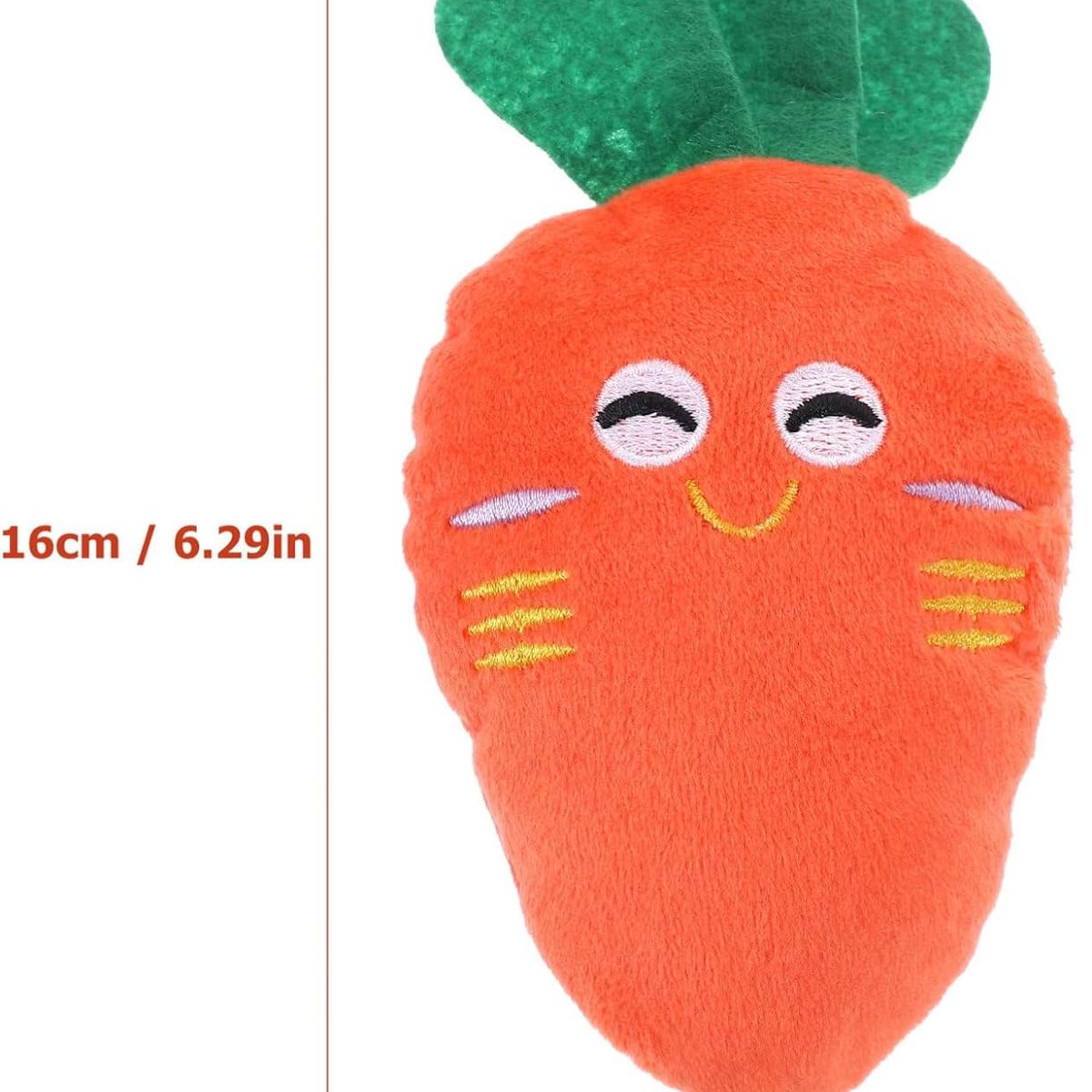GENERICO - Peluche Para Mascota Sonoro De Forma De Zanahoria