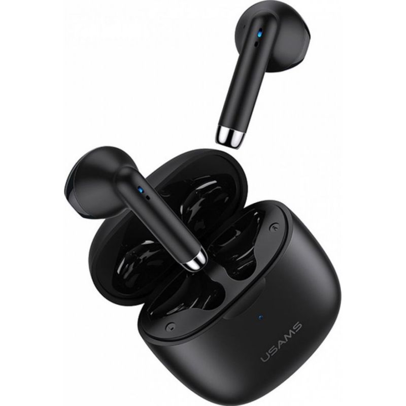 USAMS - Audífonos Bluetooth In-ear Usams IA04 Touch Dual Mic Negro
