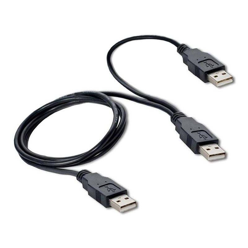 GEN - Cable Usb Disco Duro Externo Tipo y Con Conector Estandar - Negro