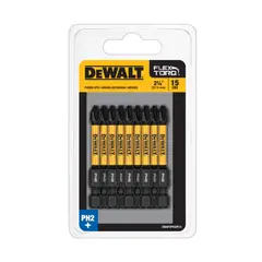 DEWALT - Set 15 brocas Phillips#2 2-1/4” Flextorq DWAF2PH2IR15