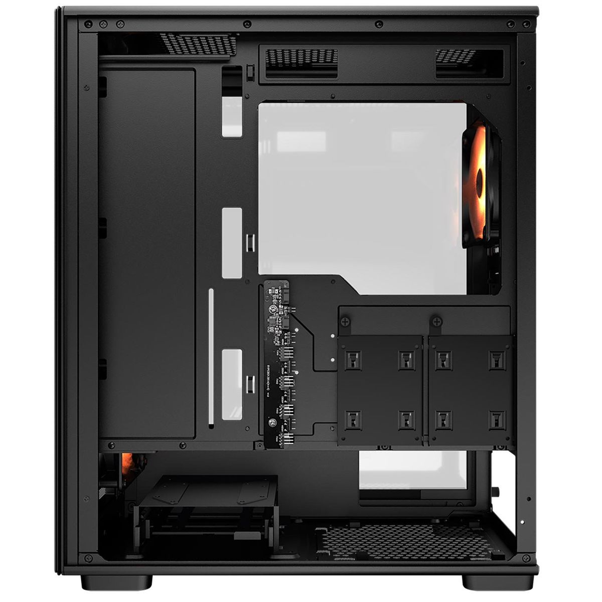 COUGAR - Gabinete Gamer Cougar Mx220 Rgb Black, 4 Fans Incluidos