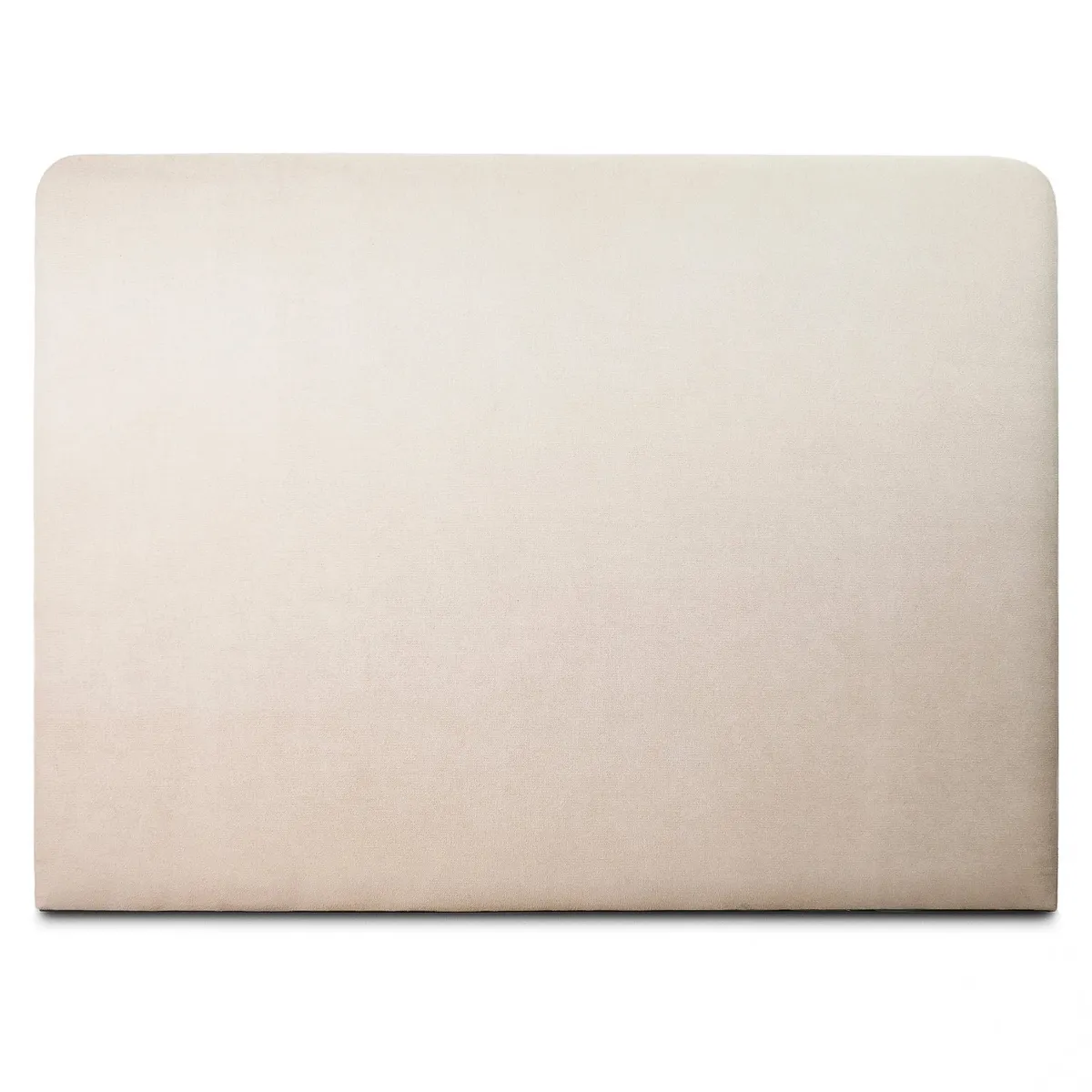 KABECEROS - RESPALDO CURVO - 2 PLAZAS - VELVET COLOR BEIGE
