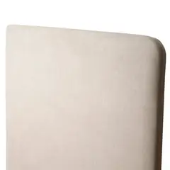 KABECEROS - RESPALDO CURVO - KING - VELVET COLOR BEIGE