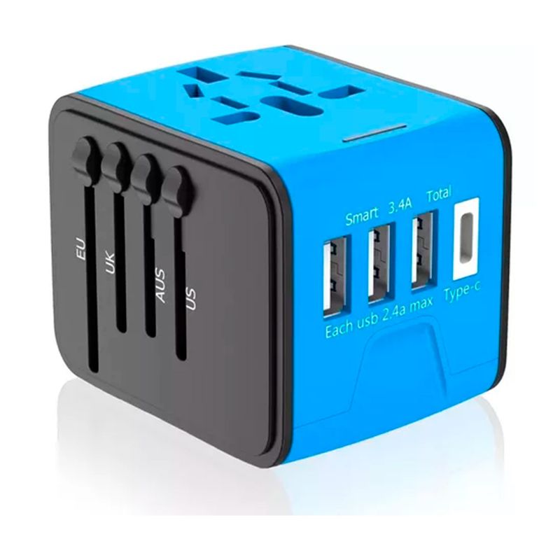 GENERICO - Adaptador De Viaje Universal Todo En Uno PRO