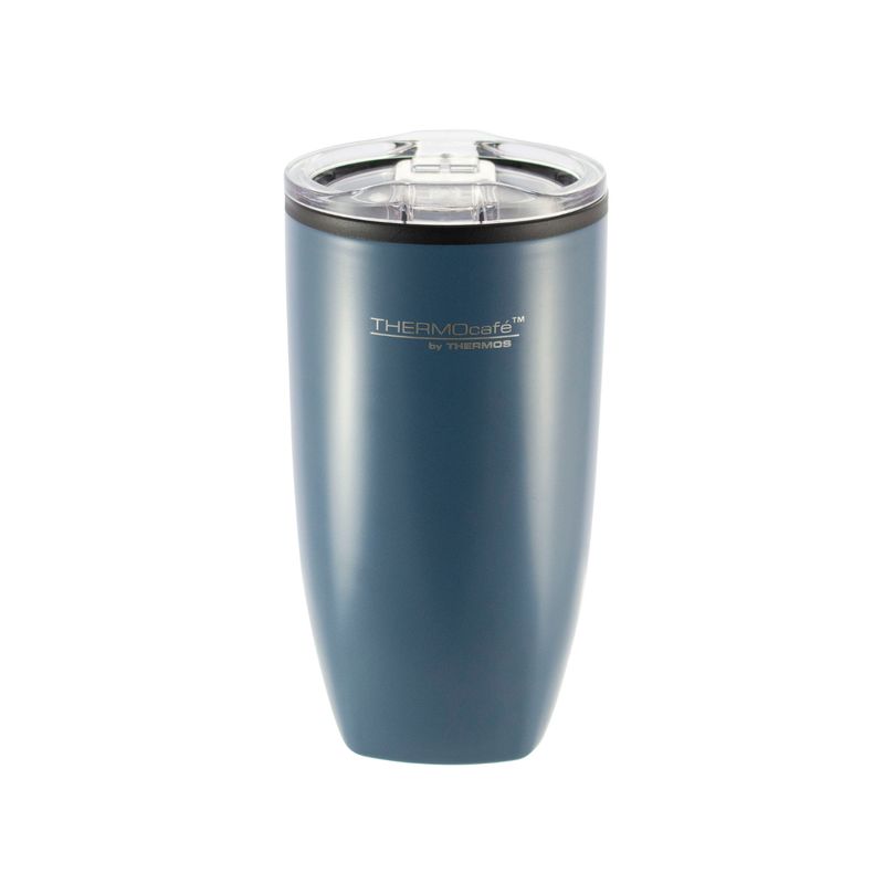 THERMO - TERMO MUG ACERO INOXIDABLE AZUL 350ML