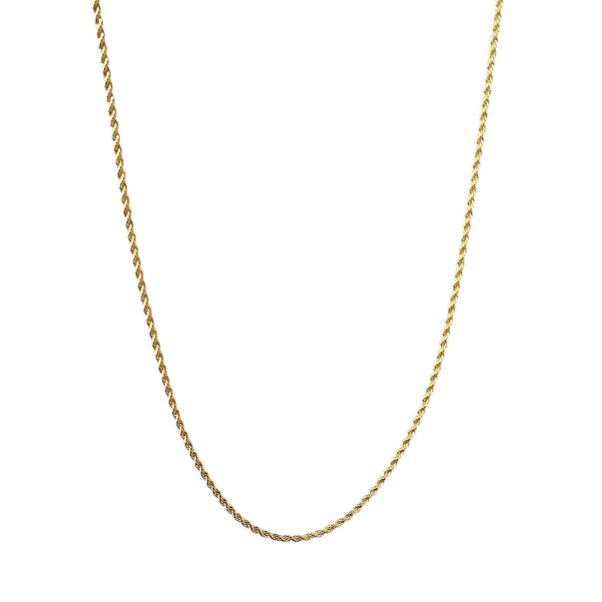 COGGIOLA - Cadena Turbillón Fino Enchapado Oro 18K