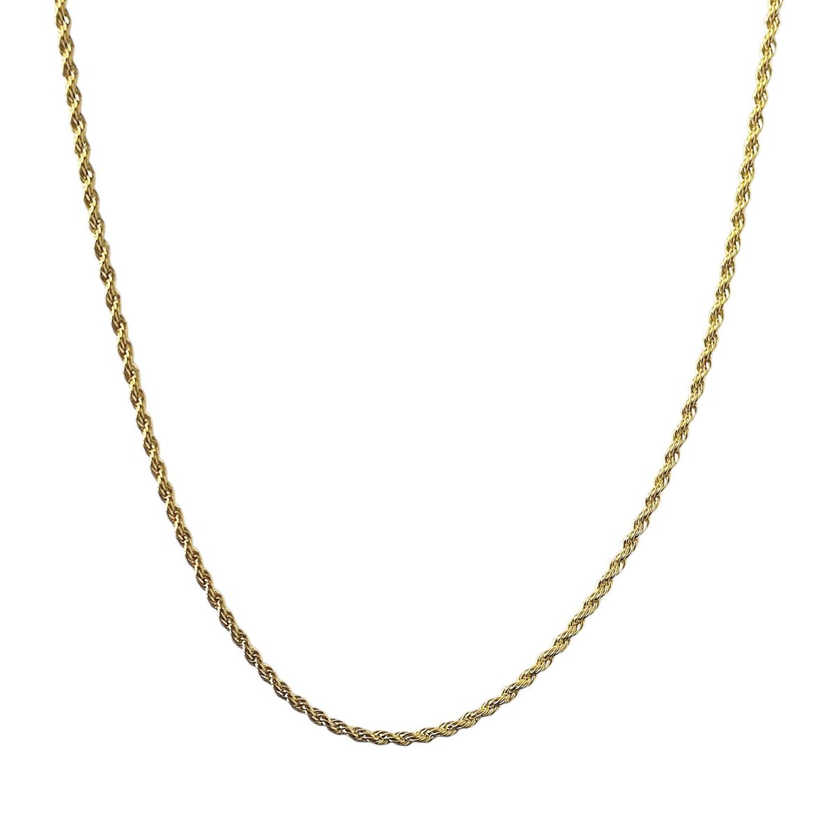 COGGIOLA - Cadena Turbillón Fino Enchapado Oro 18K