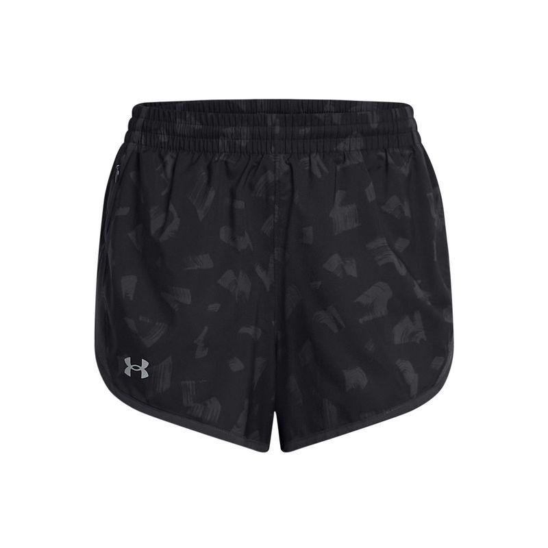 UNDER ARMOUR - Shorts UA Fly-By de 3" mujer Negro UNDER ARMOUR
