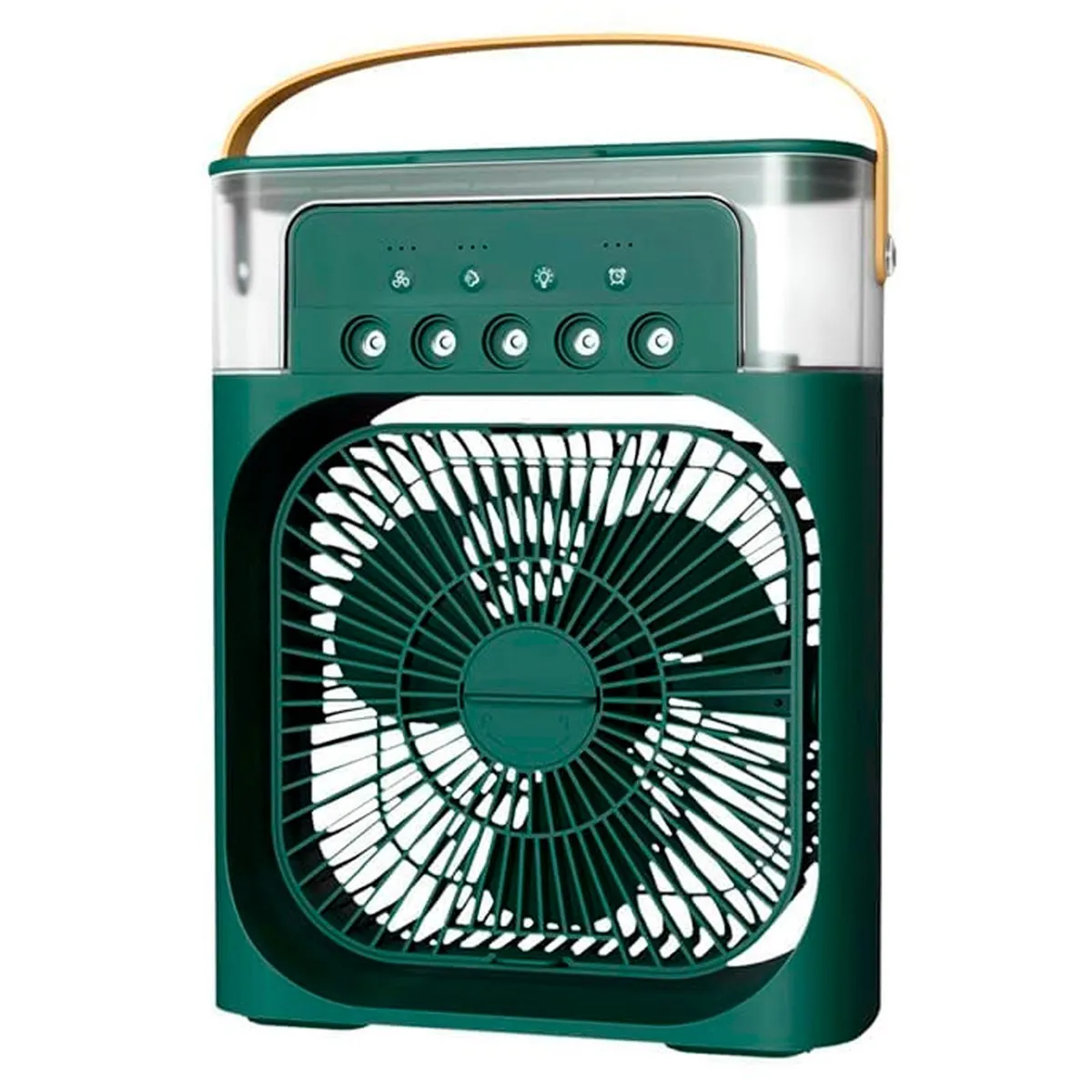 TECNOLAB - Mini Ventilador Portatil USB Cooling Rociador Verde