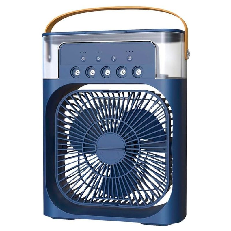TECNOLAB - Mini Ventilador Portatil USB Cooling Rociador 166 Azul