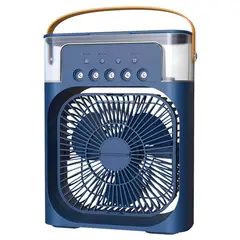 TECNOLAB - Mini Ventilador Portatil USB Cooling Rociador 166 Azul