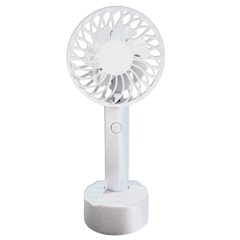 TECNOLAB - Mini Ventilador Portatil Recargable Tecnolab TL671 Blanco