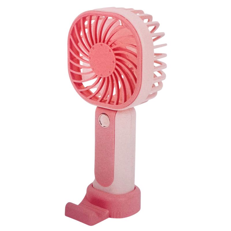 TECNOLAB - Mini Ventilador Portatil Recargable Tecnolab T69 Rosado