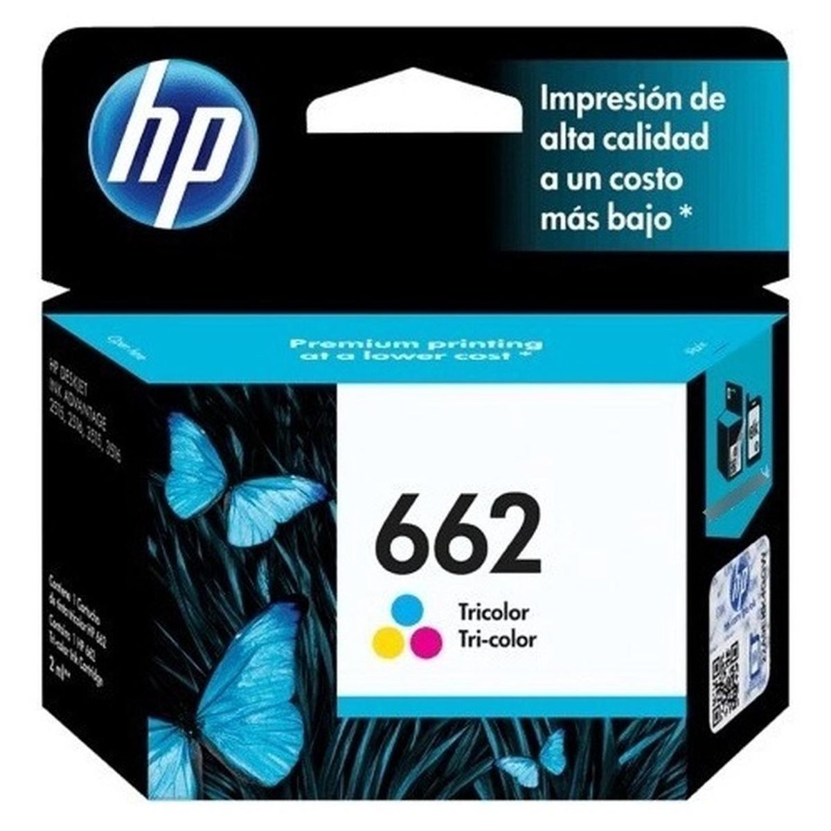 HP - Cartucho De Tinta Hp 662 Tricolor Color Tricolor De 2 Ml