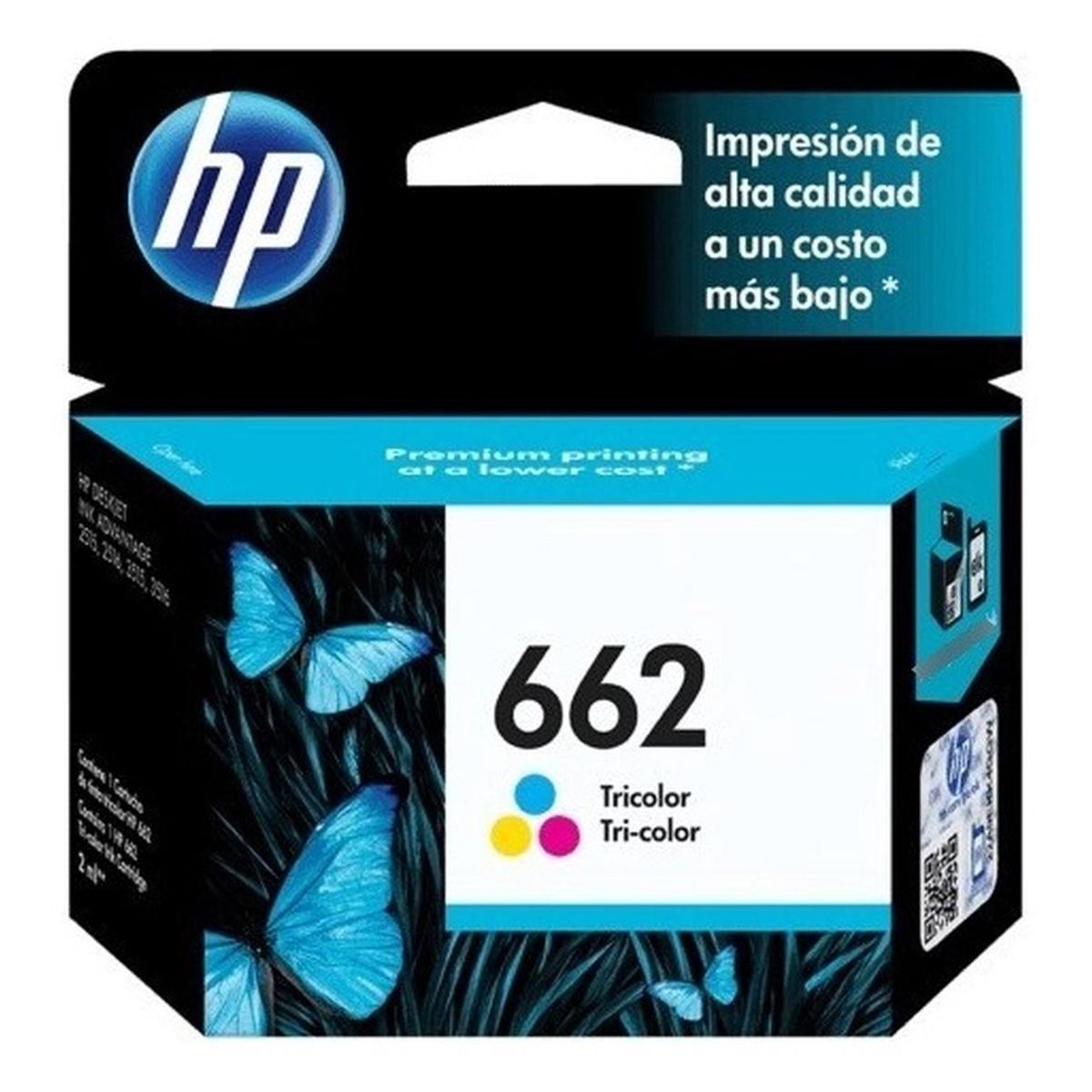 HP - Cartucho De Tinta Hp 662 Tricolor Color Tricolor De 2 Ml