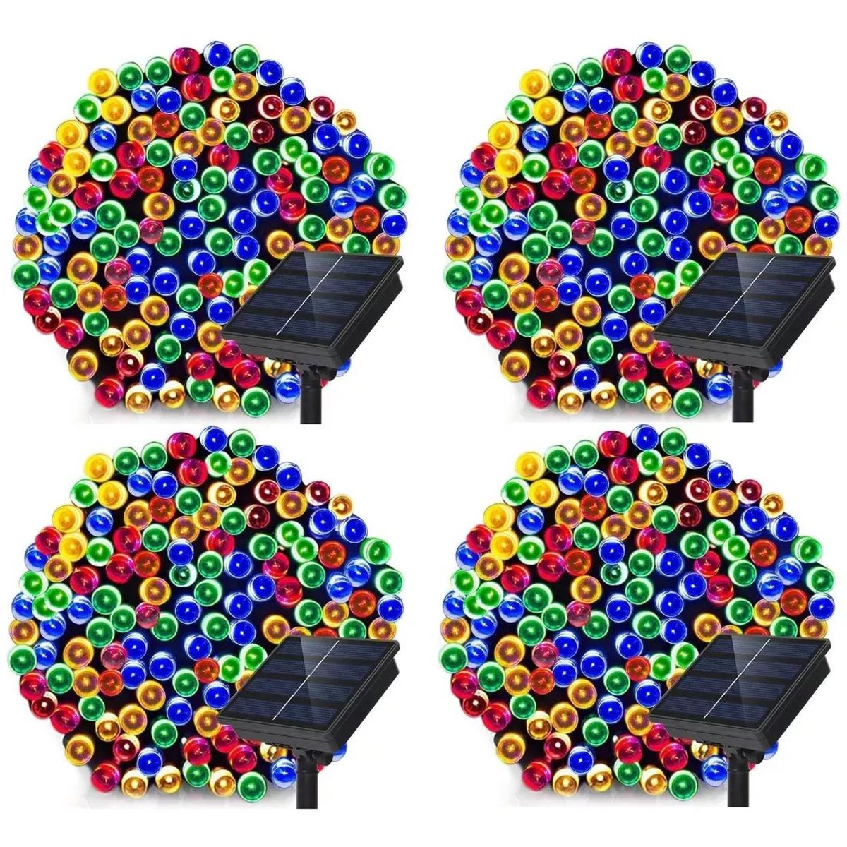 SHOP EHOME BAG - Guirnalda Pack X4 Solar Navideña 10 Metros MULTICOLOR