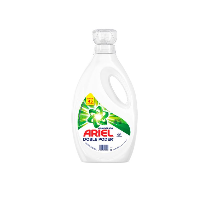 ARIEL - Detergente Liquido Ariel Concentrado 1.8 Litros