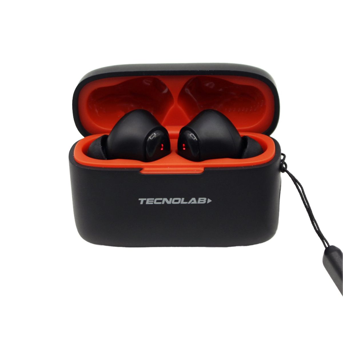 TECNOLAB - Audífonos Bluetooth Tws Con Correa Negro - SC