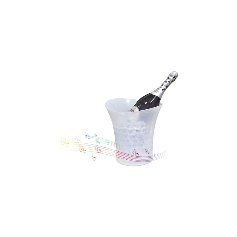 GENERICO - Hielera Cubetera Con Parlante Bluetooth Y Luz Led RGB