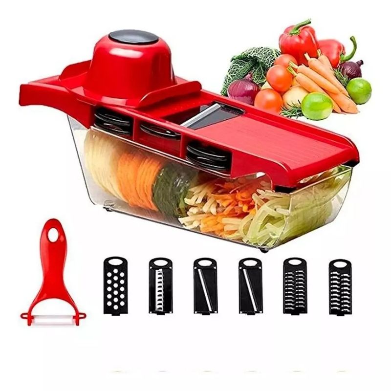OEM - Cortador Rallador Rebanador De Verduras 10 En 1
