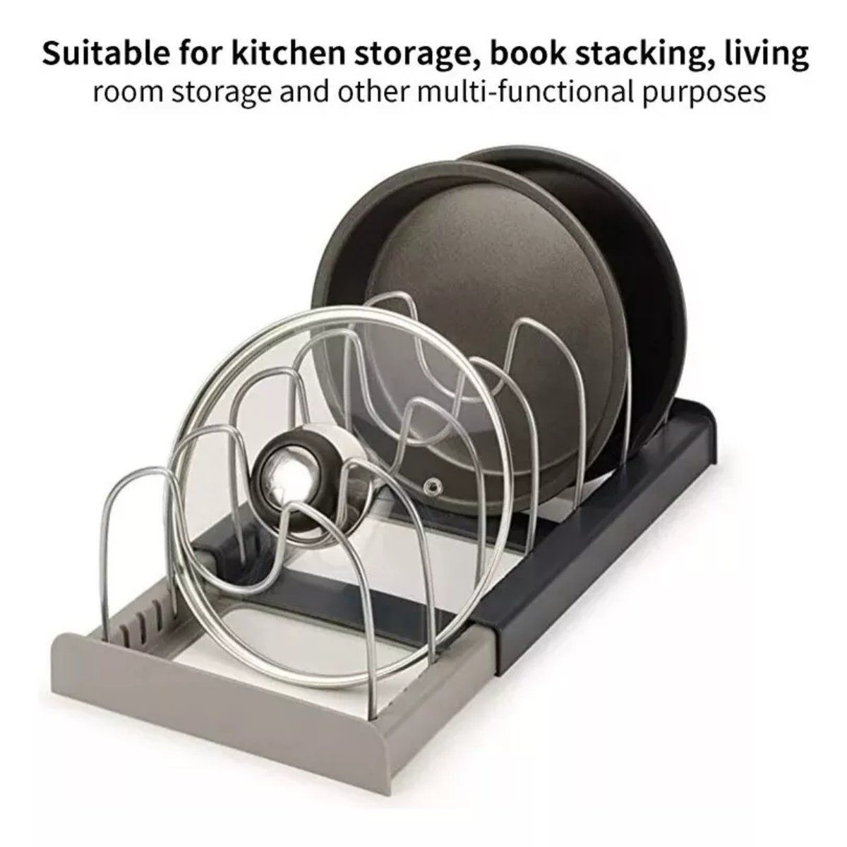 OEM - Organizador Tapas De Ollas Sartén Secado Expandible Multiuso