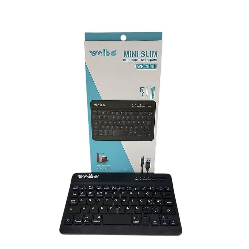 ANGELES DEL HOGAR - Mini teclado  Inalambrico WEIBO Modelo WB3000
