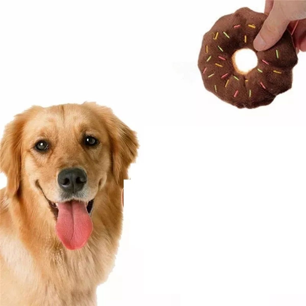 GENERICO - Peluche Para Mascota De Forma De Donas Con Sonido