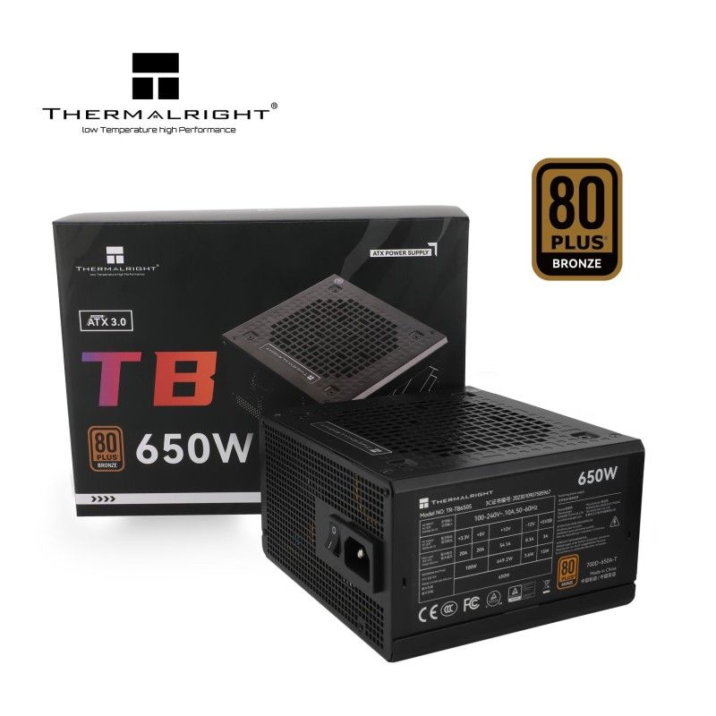 GENERICO - Thermalright Fuente poder 650W 80+ Bronze TR-TB650S
