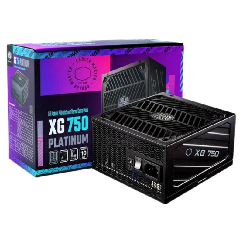 COOLER MASTER - Fuente de Poder Cooler Master XG 750 80+ Platinum Modular