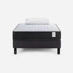 ROSEN - Cama Europea Wave 1 Plaza + Almohada Light