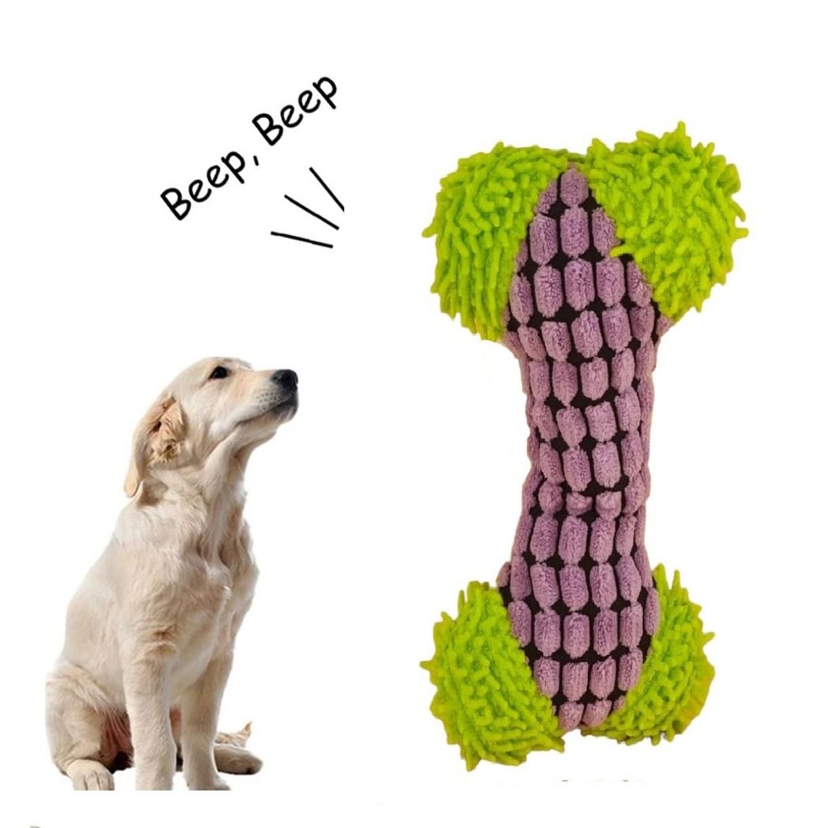 GENERICO - Peluche Para Mascota Sonoro Con Forma De Hueso