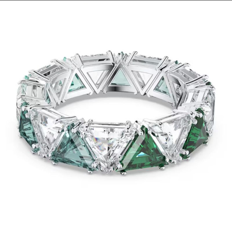 JB JOYAS BARON - Anillo Swarovski Cóctel Matrix Verde
